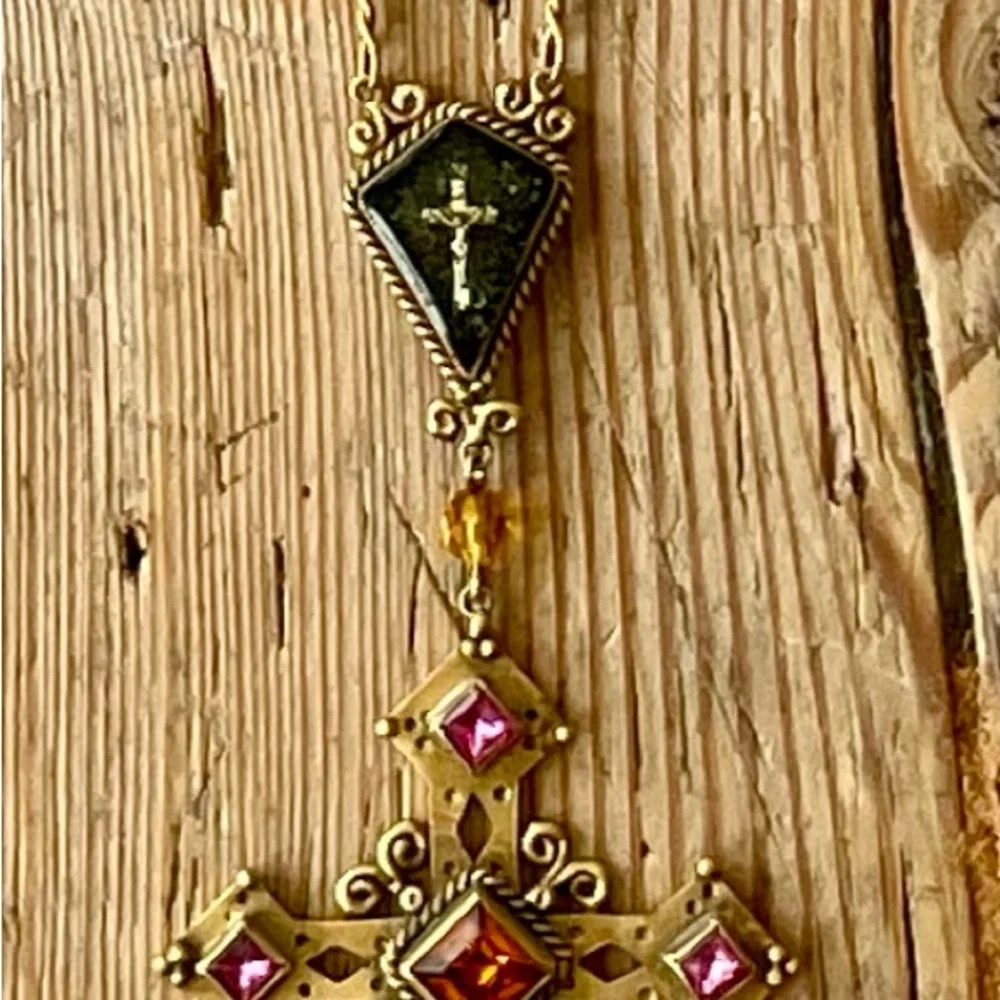 VSA Designs Rare ‘90’s Rosary necklace or belt, extraordinary, versatile piece. - Picture 3 of 14